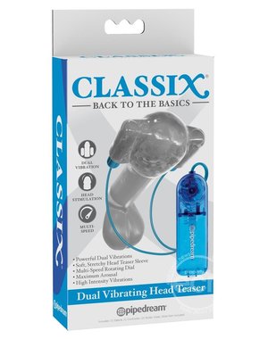 PIPEDREAM PRODUCTS CLASSIX DUAL VIBRATING HEAD TEASER