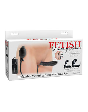 PIPEDREAM PRODUCTS FETISH FANTASY INFLATABLE VIBRATING STAPLESS STRAP ON