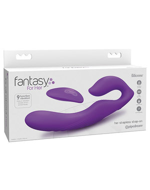 PIPEDREAM PRODUCTS FANTASY FOR HER ULTIMATE STAPLESS STRAP ON PURPLE