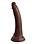 PIPEDREAM PRODUCTS KING COCK ELITE 7" SILICONE DUAL DENSITY VIBRATING, BROWN