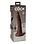 PIPEDREAM PRODUCTS KING COCK ELITE 7" SILICONE DUAL DENSITY VIBRATING, BROWN