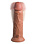 PIPEDREAM PRODUCTS KING COCK ELITE 8" SILICONE DUAL DENSITY VIBRATING, TAN