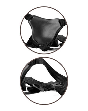 PIPEDREAM PRODUCTS KING COCK ELITE COMFY BODY DOCK STRAP ON HARNESS