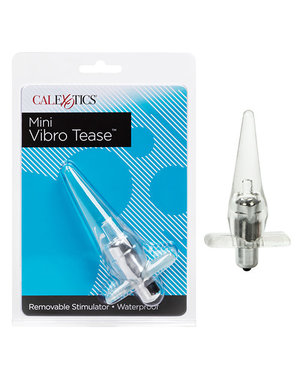 CalExotics MINI VIBRO TEASE VIBRATING BUTT PLUG CLEAR