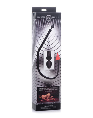 MASTER SERIES HELLBOUND BRAIDED DEVIL TAIL ANAL PLUG
