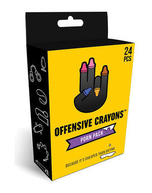 WOOD ROCKET OFFENSIVE CRAYONS PORN PACK 24PC