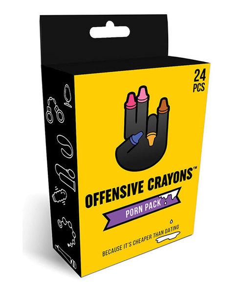 WOOD ROCKET OFFENSIVE CRAYONS PORN PACK 24PC