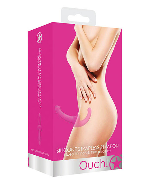 OUCH! OUCH! SILICONE STRAPLESS STRAP, PINK