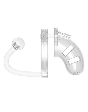 SHOTS AMERICA MAN CAGE MODEL 10 MALE CHASITY W/ PLUG 3.5"