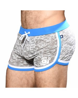 ANDREW CHRISTIAN ANDREW CHRISTIAN ATHLETIC BURNOUT JOGGER SHORTS