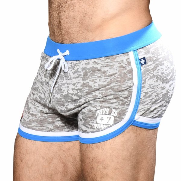 ANDREW CHRISTIAN ANDREW CHRISTIAN ATHLETIC BURNOUT JOGGER SHORTS