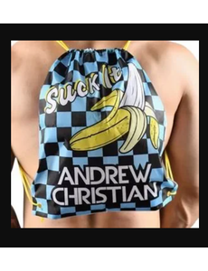 ANDREW CHRISTIAN ANDREW CHRISTIAN SUCK IT (BANANA) BACKPACK