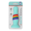 IMMENSE PLEASURE PRODUCTS BUTT PLUG WITH SUCTION CUP RAINBOW & LIGHT BLUE