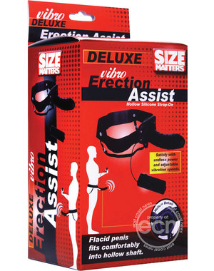 Size Matters SIZE MATTERS VIBRO HOLLOW STRAP ON 6"