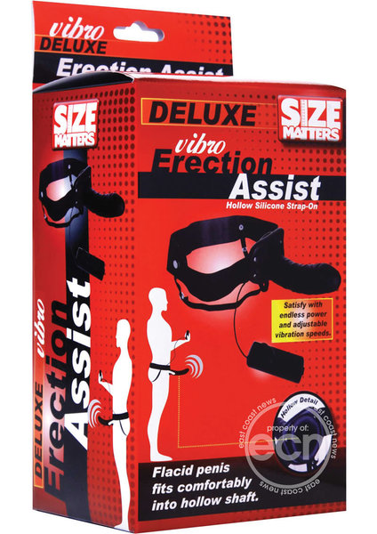 Size Matters SIZE MATTERS VIBRO HOLLOW STRAP ON 6"