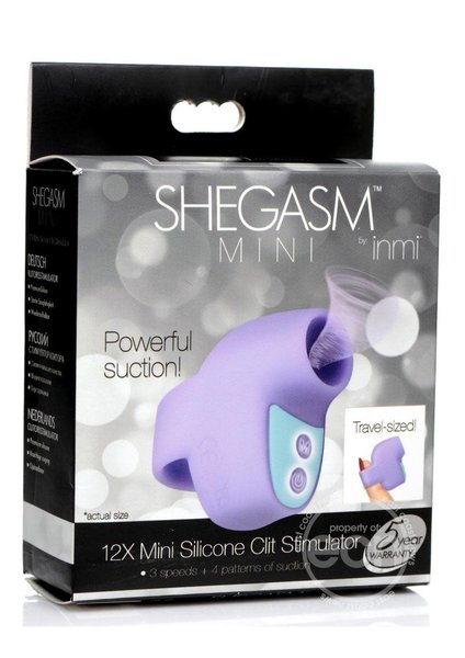 INMI TOYS INMI SHEGASM MINI RECHARGEABLE SILICONE CLITORAL STIMULATOR