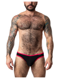 NASTY PIG NASTY PIG PROFILE LOWRISE BRIEF BLK/RED