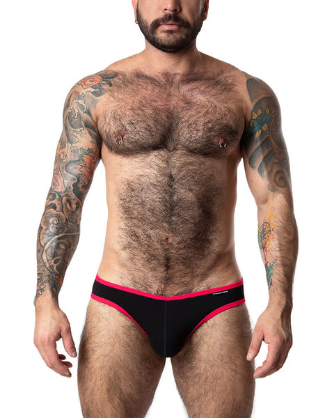 NASTY PIG NASTY PIG PROFILE LOWRISE BRIEF BLK/RED