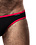 NASTY PIG NASTY PIG PROFILE LOWRISE BRIEF BLK/RED
