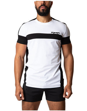 NASTY PIG NASTY PIG DIVISION SHIRT BLACK/WHITE SIZE MEDIUM