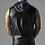LOCKER GEAR LOCKER GEAR LOOK AT HARDER LEATHERETTE SLEEVELESS HOODY BLUE