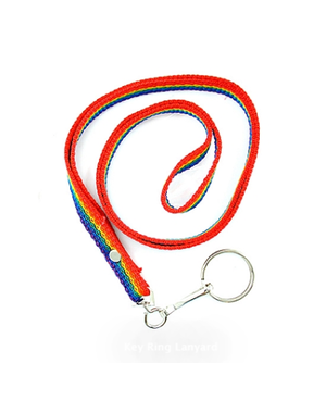 RAINBOW RAINBOW W/ KEY RING LANYARD