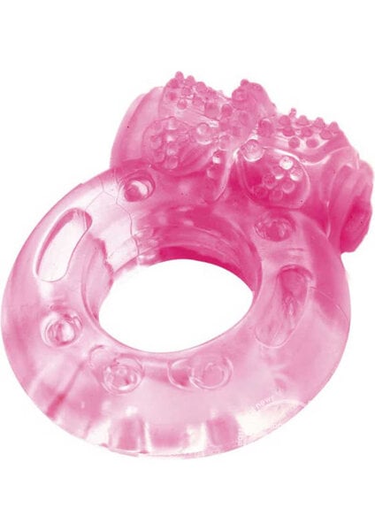 BLUSH NOVELTIES POWERBULLET SIMPLE & TRUE E-RING BUTTERFLY