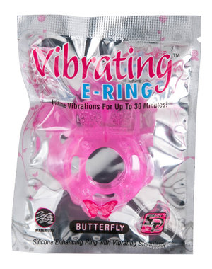 BLUSH NOVELTIES POWERBULLET SIMPLE & TRUE E-RING BUTTERFLY