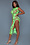 BEWICKED BEWICKED ALL NIGHT LONG DRESS NEON GREEN