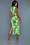BEWICKED BEWICKED ALL NIGHT LONG DRESS NEON GREEN