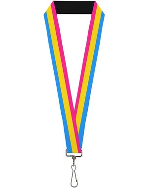 RAINBOW PANSEXUAL LANYARD
