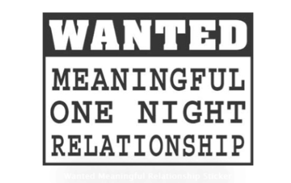 RAINBOW WANTED MEANINGFUL RELATIONSHIP STICKER