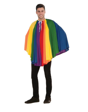 RAINBOW RAINBOW HALF CAPE