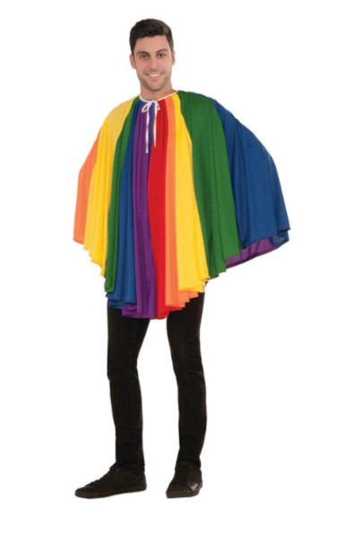 RAINBOW RAINBOW HALF CAPE