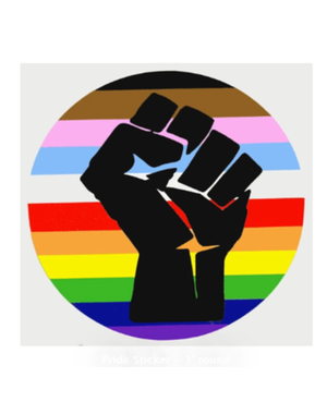 RAINBOW PRIDE STICKER 3"