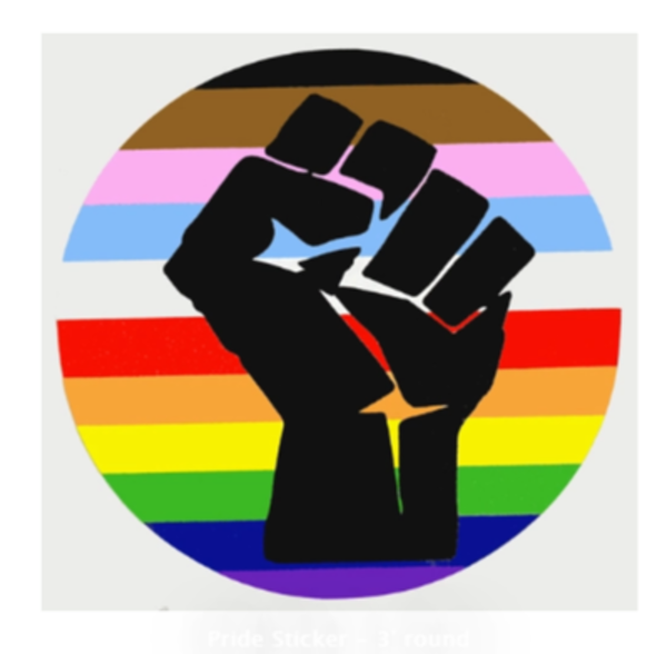 RAINBOW PRIDE STICKER 3"