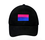 RAINBOW BI FLAG BLACK CAP