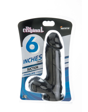 IGNITE COCK BALLS SUCTION 6" BLACK
