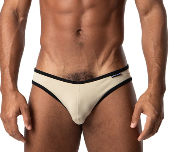 NASTY PIG NASTY PIG PROFILE LOWRISE BRIEF SAND/BLK