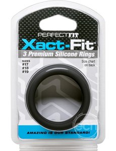 Perfect Fit PERFECT FIT XACT FIT SILICONE 3PK M-L