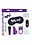 XR Brands BANG COUPLES LOVE RING KIT PURPLE