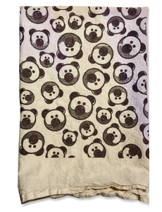 BURLY SHIRTS BURLY BEARDED BEAR KITCHEN TOWEL