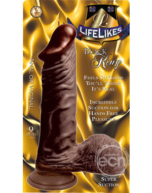 NASSTOYS LIFELIKE BLACK KING 9"