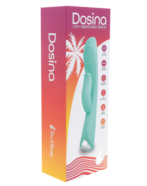 BEACHBUNNY DOSINA G-SPOT THUMPING DUAL VIBE SEA FOAM