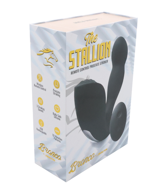 BRONCO THE STALLION REMOTE CONTROL RECHARGEABLE PROSTATE STROKER