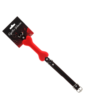 53X DOG BONE GAG SILICA RED