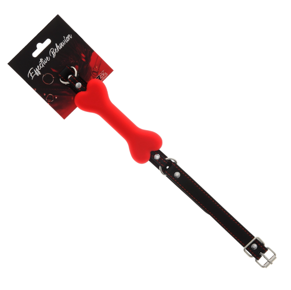 53X DOG BONE GAG SILICA RED