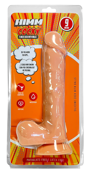 HIMM COCKY 9" WITH BALLS