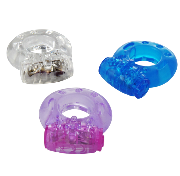 GENTLEMEN’S CLUB VIBRATING ROCK HARD RING SET