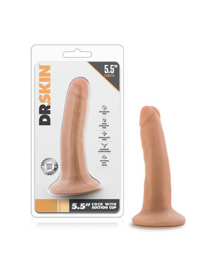 DR SKIN DR SKIN DILDO WITH SUCTION 5.5"